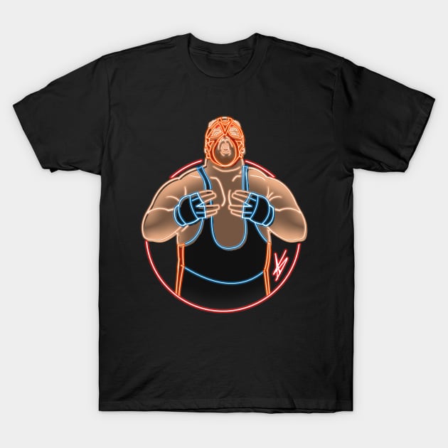 Big Van vader neon color T-Shirt by AJSMarkout